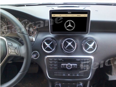 8 inch Mercedes Benz A Class W176 GPS Navigation System built in 1 din DVD  as options