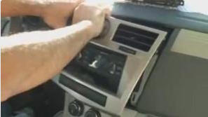 2-1.Take the panel off the dash and disconnect the wires from the car.