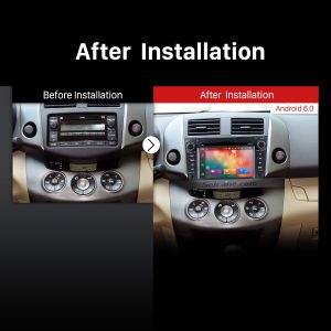 2006 2007 2008 2009 2010 2011 2012 Toyota Rav4 GPS Bluetooth DVD Car Radio after installation