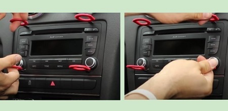 Radio installation Audi A3 2008-2013 