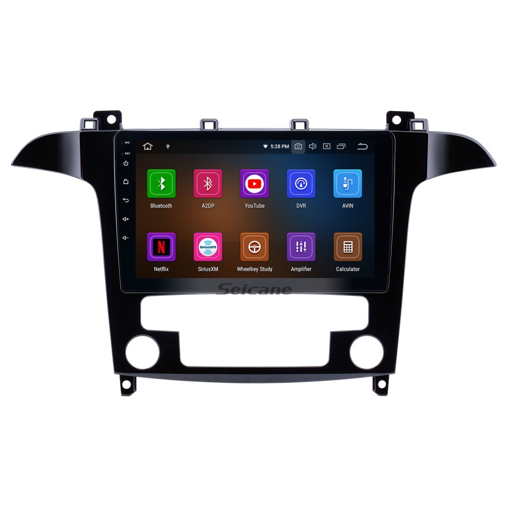 Multimedia Car Radio for 2007 Ford S-Max (Auto A/C)