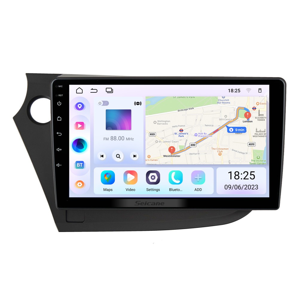 Car Radio for 2009 2010-2021 Honda Insight stereo replacement bluetooth gps  navigation system carplay android auto
