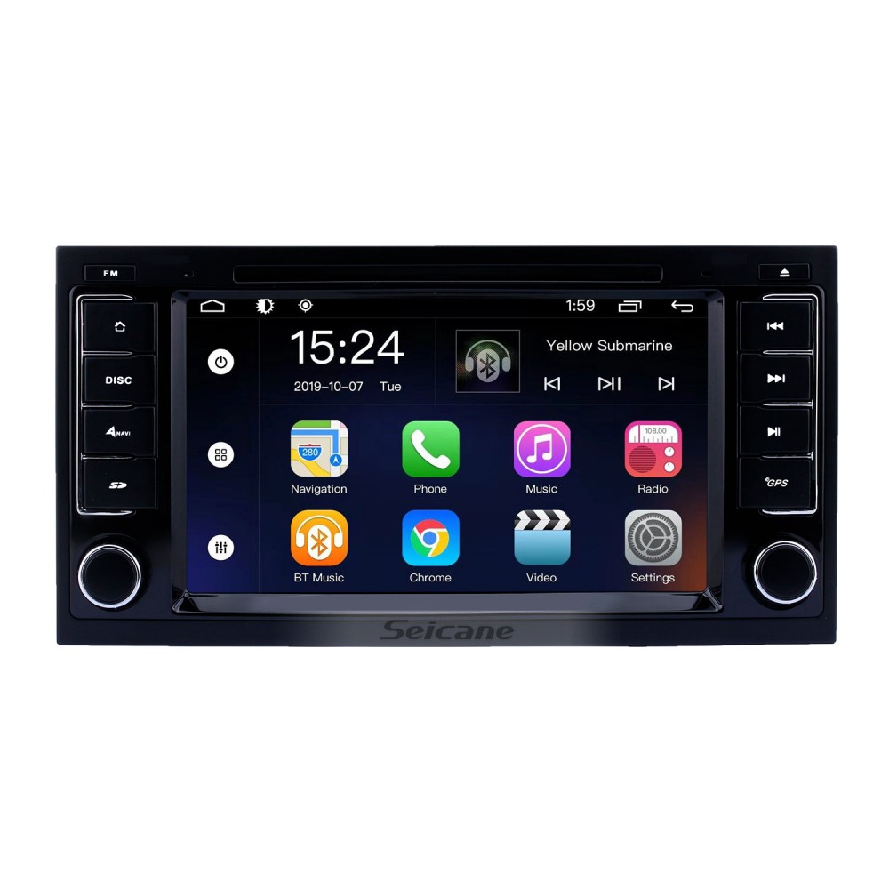 Bewust uitzetten Gemoedsrust HD Touchscreen for 2004 2005 2006-2011 VW Volkswagen Touareg 2009 T5  Multivan/Transporter Radio Android 9.0 7 inch GPS Navigation System  Bluetooth support Carplay OBD2