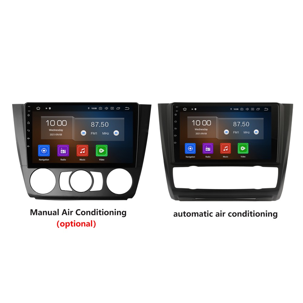 For 2004 2012 BMW 1 Series E81 E82 116i 118i 120i 130i Radio 9 inch Android 13.0 HD Touchscreen Bluetooth with GPS Navigation System Carplay support
