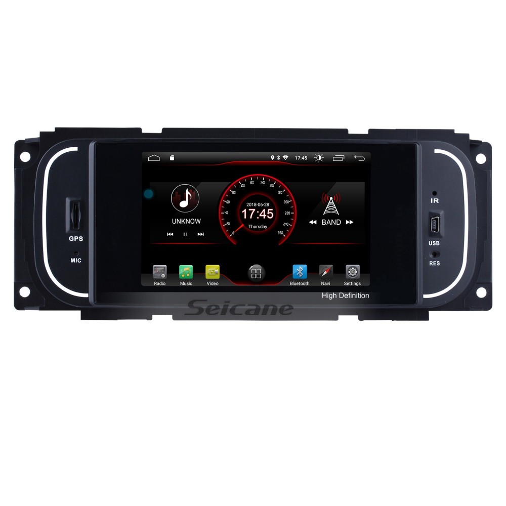 Android  GPS Navigation System Radio for 2003-2006 Jeep Wrangler with  DVR WIFI OBD2 Bluetooth Steering Wheel control Mirror link