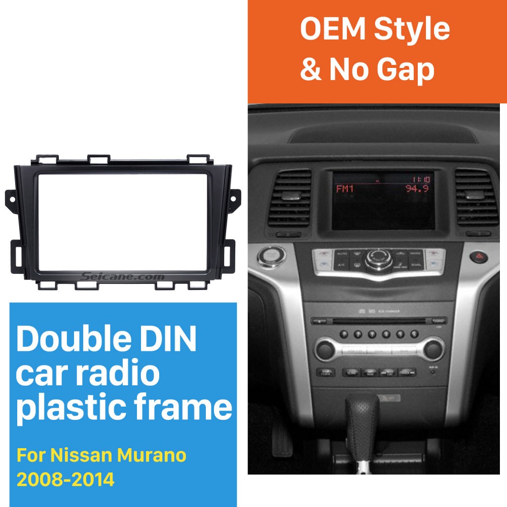 Premium Quality Double Din 2008 2014 Nissan Murano Car Radio Fascia Stereo Frame Panel Cd Trim Audio Fitting Adaptor