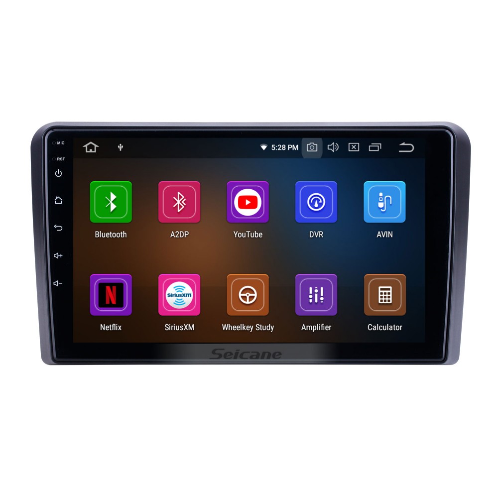 OEM 9 inch Android 13.0 for 2008 2009 2010 2011 2012 Audi A3 Radio  Bluetooth AUX HD Touchscreen GPS Navigation Carplay support OBD2 TPMS