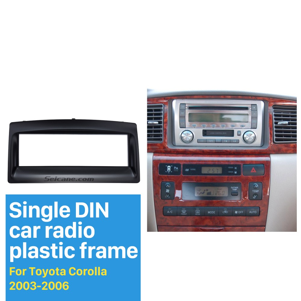 Great 1din 2003 2004 2005 2006 Toyota Corolla Car Radio Fascia Surround Panel Dash Mount Kit