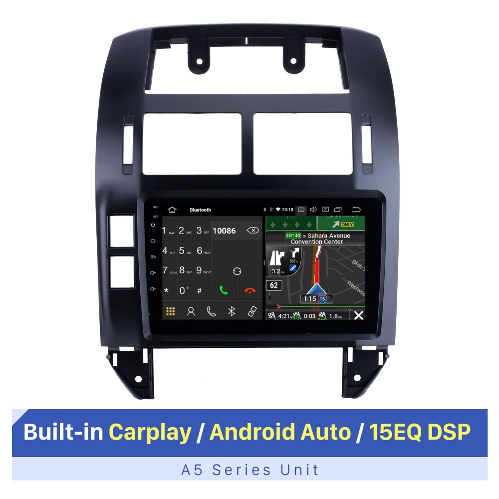 Erkende Forfærdeligt fisk 9 Inch HD Touchscreen for 2004-2011 VW POLO GPS Navi Car DVD Player with  Wifi Car Audio System Support FM AM RDS Radio