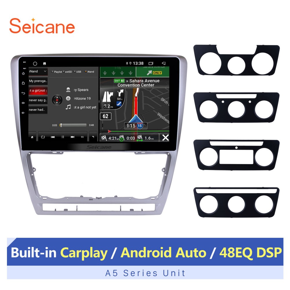 Socialist go to work Unnecessary Touch Screen Radio for 2007 2008 2009-2014 Skoda Octavia
