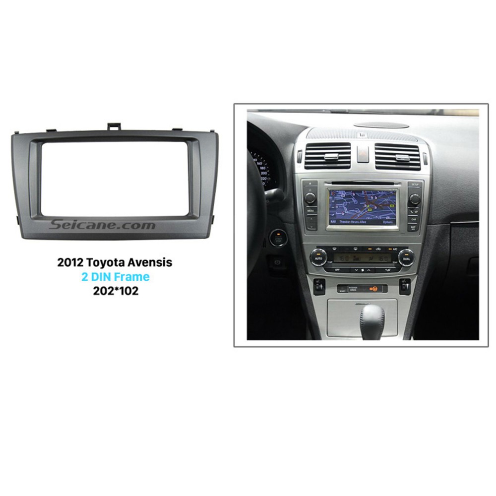Exquisite 202 102 Double Din 2009 2013 Toyota Avensis Car Radio Fascia Dvd Frame In