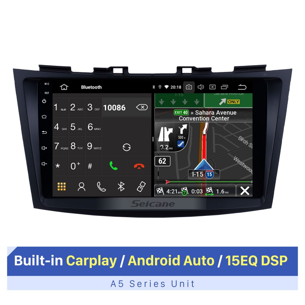Bijwerken Vervullen Zeeanemoon 9 Inch HD Touchscreen for 2012 Suzuki Swift Autoradio Bluetooth Car Radio  Car Audio System Support Steering Wheel Control