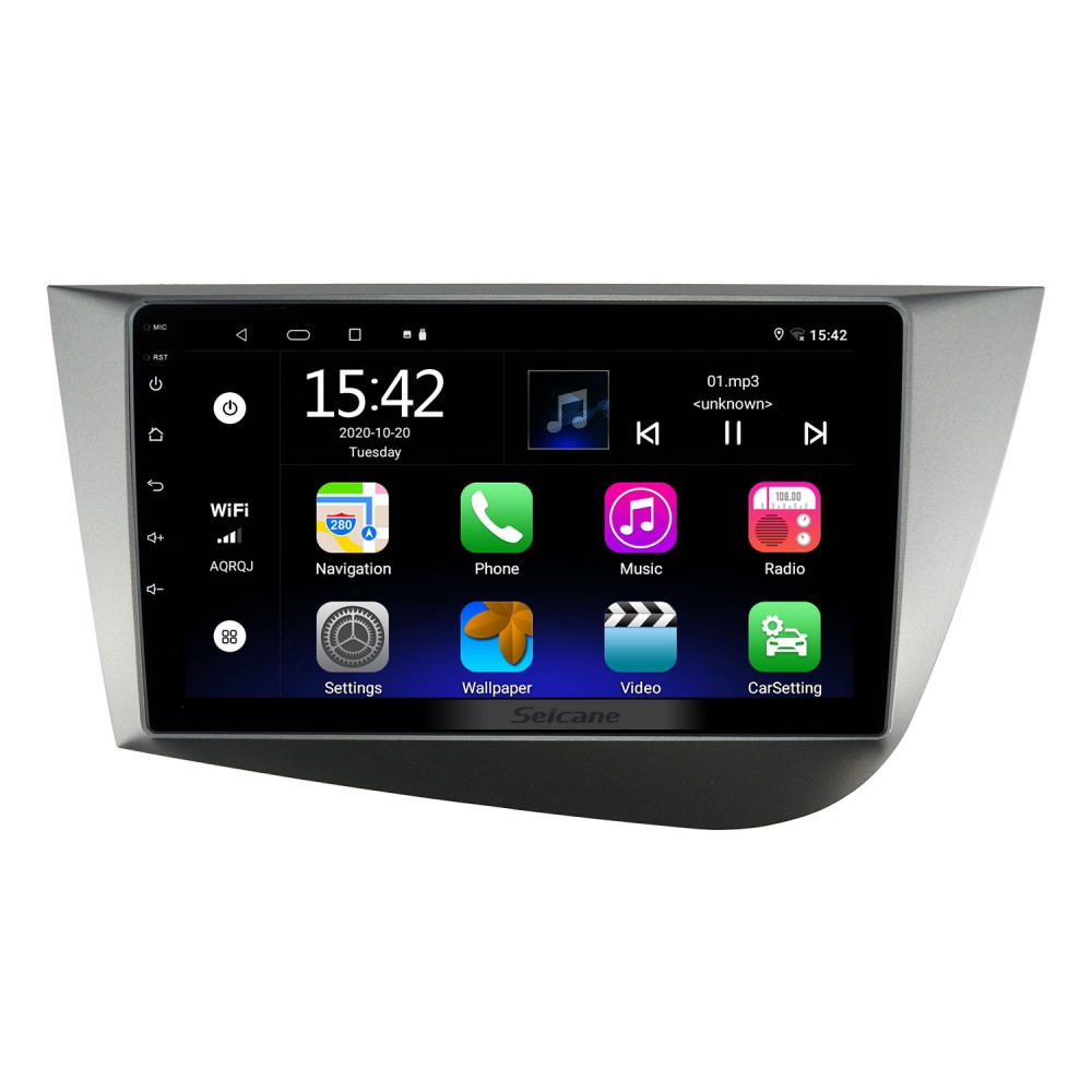 billede stun Blitz For Seat Leon 2 MK2 2005 2006 2007-2012 Radio Android 13.0 HD Touchscreen 9  inch GPS Navigation System with Bluetooth support Carplay DVR