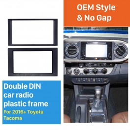 CARAV 11-648 2-DIN Car Radio Dash Kit panel for TOYOTA Tacoma 2016+ 
