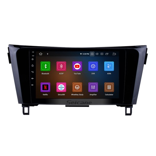 9 inch HD touchscreen Radio GPS navigation system Android 11.0 for 2012-2017 NEW Nissan X-TRAIL Qashqai Steering Control Wheel 3G/4G WiFi Audio Bluetooth OBD2 