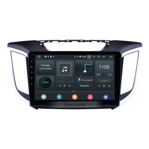 10.2 Inch Android 4.4 Radio For 2014 2015 HYUNDAI IX25 Creta with 3G WiFi Bluetooth GPS Navigation system Capacitive Touch Screen TPMS DVR OBD II Rear camera AUX Headrest Monitor Control USB SD Video