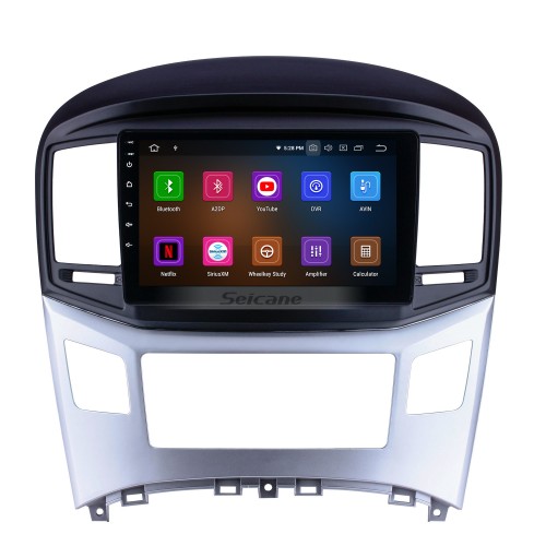 9 inch Android 11.0 2016 2017 2018 HYUNDAI H1 Radio Upgrade GPS Navigation Car Stereo Touch Screen Bluetooth Mirror Link support OBD2 AUX 3G WiFi DVR 1080P Video  DVD Player