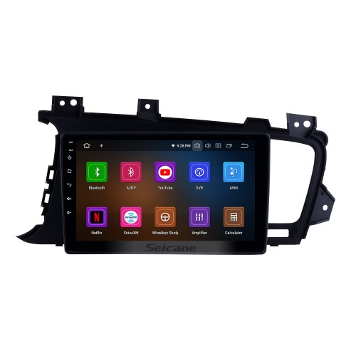 Android 12.0 Radio DVD player GPS navigation system for 2011 2012 2013 2014 KIA K5 LHD with HD 1024*600 touch screen Bluetooth  OBD2 DVR 3G WIFI Steering Wheel Control USB SD Rearview camera TV 1080P Video Mirror link 