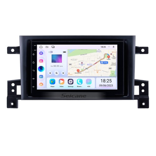 7 Inch Aftermarket Android 13.0 Touch Screen GPS Navigation system For 2005-2015 SUZUKI GRAND VITARA Support Bluetooth Radio TPMS DVR OBD II Rear camera AUX Headrest Monitor Control USB  HD 1080P Video  WiFi