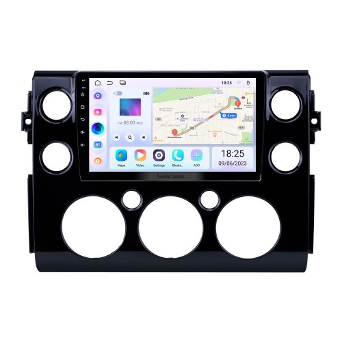 Android 13.0 HD Touchscreen 9 inch for 2007-2018 Toyota FJ CRUISER Radio GPS Navigation System with Bluetooth support Carplay Rear camera