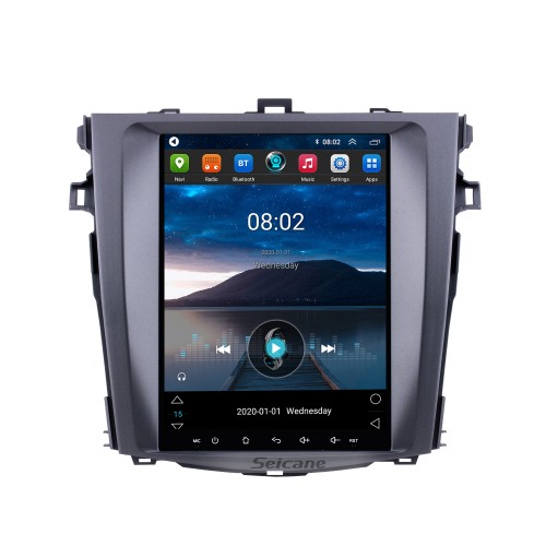 9.7 inch Android 9.1 Multimedia Autoradio GPS Navigation System for 2006-2012 Toyota Corolla Touch Screen 4G WiFi 1080P Mirror Link OBD2