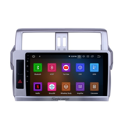 Android 12.0 10.1 inch GPS Navigation Radio for 2014 2015-2017 Toyota Prado with HD Touchscreen Carplay Bluetooth support Digital TV
