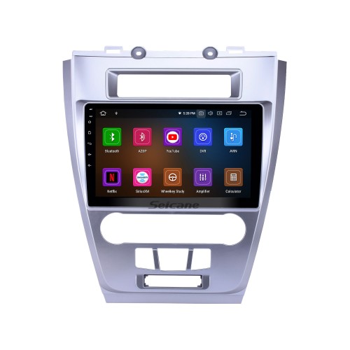 10.1 inch Android 11.0 Radio for 2009-2012 Ford Mondeo Fusion Bluetooth Touchscreen GPS Navigation Carplay USB support TPMS Steering Wheel Control