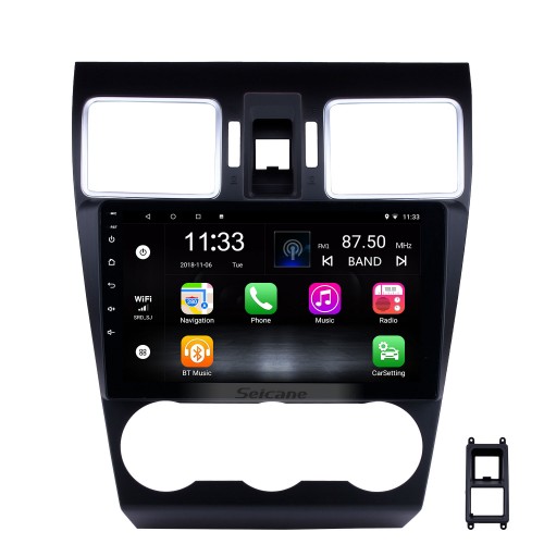 9 Inch OEM Android 10.0 Radio Touch Screen Bluetooth GPS Navigation system For 2015 2016 2017 Subaru Forester Support 3G WiFi TPMS DVR OBD II Rear camera USB SD