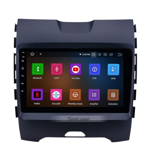 Android 11.0 HD Touchscreen 9 inch Radio for 2013-2017 FORD EDGE Bluetooth GPS Navi USB Carplay Support DVR Digital TV TPMS OBD 4G WIFI DVD Player SWC RDS