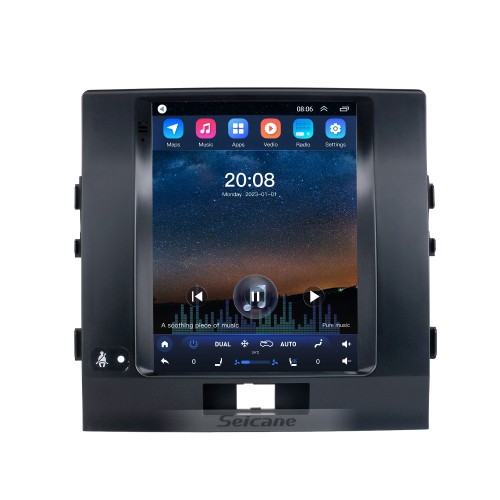 HD Touchscreen For Toyota Land Cruiser 2007-2015 Radio Android 10.0 9.7 inch GPS Navigation Bluetooth support Digital TV Carplay