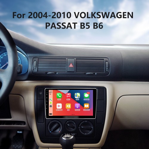 9 inch Android 11.0 For VOLKSWAGEN PASSAT B5 B6 2004-2010 Radio GPS Navigation System with HD Touchscreen Bluetooth Carplay support OBD2