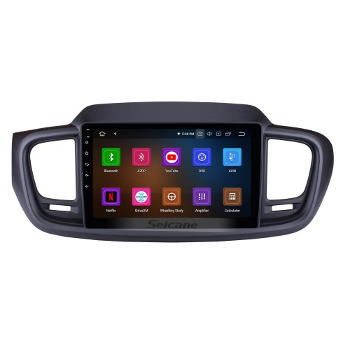 9 Inch Android 12.0 GPS navigation system Radio for 2015 2016 Kia Sorento LHD with Mirror link HD 1024*600 touch screen OBD2 DVR Rearview camera TV 1080P Video 3G WIFI Steering Wheel Control Bluetooth USB 