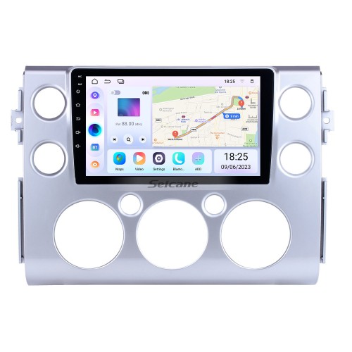 9 inch Full Touchscreen 2007-2018 Toyota FJ CRUISER Android 14.0 Radio GPS Navigation System Bluetooth  WiFi Rearview Camera Mirror Link OBD2 DVR Steering wheel control 
