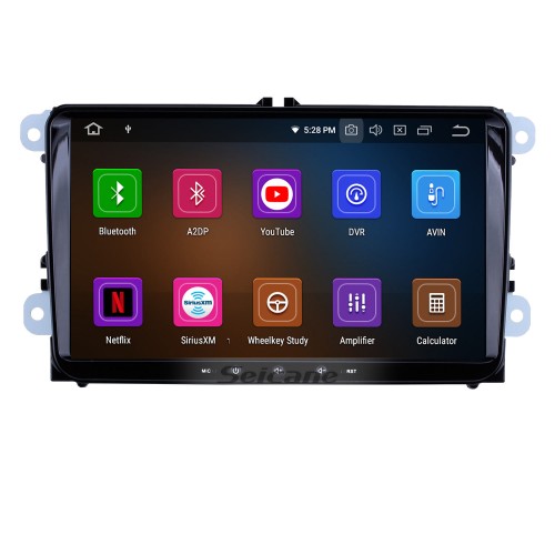 9 inch HD touchscreen for VW Volkswagen Universal Skoda Seat Android 11.0 Radio GPS Navigation system with WiFi Mirror Link OBD2 Bluetooth 