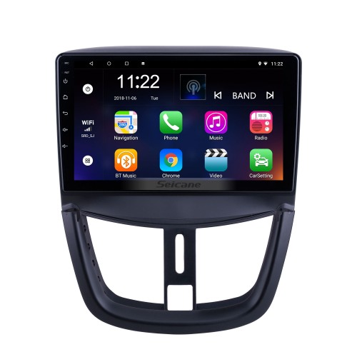 9 inch Android 10.0 for 2008 2009 2010-2014 Peugeot 207 Radio With HD Touchscreen GPS Navigation Bluetooth support Carplay DAB+ OBD2