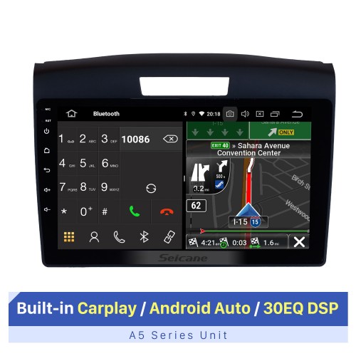 9 inch 2011 2012 2013 2014 2015 Honda CRV Android 10.0 D Touchscreen Radio GPS Navigation System Support Bluetooth 3G/4G Wifi OBD2 DAB+ Backup camera