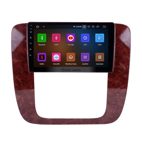 2007-2012 GMC Yukon/Acadia/Tahoe Chevy Chevrolet Tahoe/Suburban Buick Enclave Android 10.0 9 inch GPS Navigation Radio Bluetooth HD Touchscreen Carplay support TPMS
