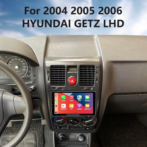 9 inch Android 11.0 For HYUNDAI GETZ LHD 2004-2006 Radio GPS Navigation System with HD Touchscreen Bluetooth Carplay support OBD2