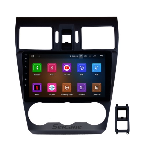 9 Inch Android 12.0 for Subaru Forester 2014 2015 2016 Bluetooth Radio GPS Navigation System with Mirror link TPMS OBD DVR Rearview camera TV 4G WIFI