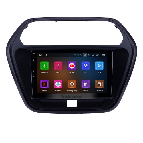 Android 11.0 9 inch GPS Navigation Radio for 2015 Mahindra TUV300 with HD Touchscreen Carplay Bluetooth WIFI AUX support Mirror Link OBD2 SWC