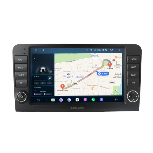 Android 14.0 Radio Head Unit 9 Inch HD Touchscreen for 2005 2006-2012 Mercedes-Benz ML Car Stereo GPS Navigation System with Bluetooth 4G WIFI Support 1080P Video Backup Camera