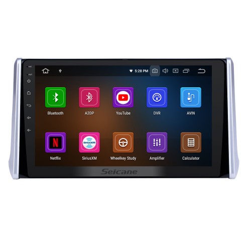 10.1 inch Android 10.0 GPS Navigation Radio for 2019 Toyota RAV4 with HD Touchscreen Carplay Bluetooth WIFI USB AUX support Mirror Link OBD2 SWC