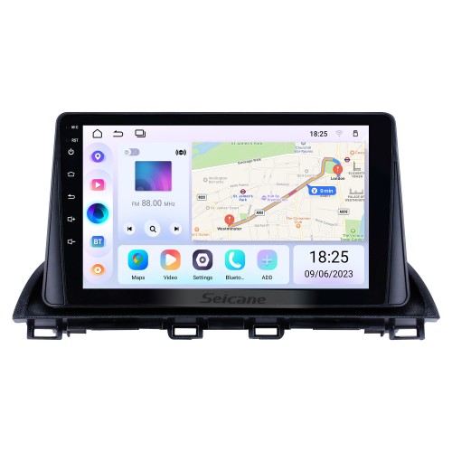 9 inch Android 13.0 for 2014 2015 2016-2019 Mazda 3 Axela Stereo GPS navigation system with Bluetooth TouchScreen support Rearview Camera