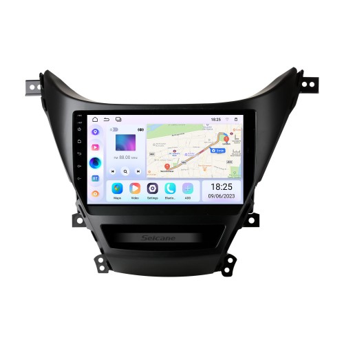 9 inch 2007-2011 Hyundai Elantra Android 5.0.1 Radio GPS Navigation System with CPU Quad Core Mirror link Bluetooth OBD2 DVR digital TV TPMS Steering Wheel Control  