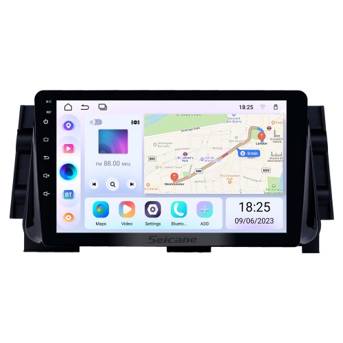 OEM 9 inch Android 14.0 Radio for 2017-2020 Nissan Micra KICKS Bluetooth HD Touchscreen GPS Navigation AUX USB support Carplay DVR OBD Rearview camera