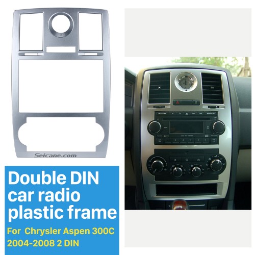 Double Din Car Radio Fascia for 2004 2005 2006 2007 2008