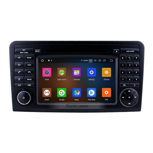 Aftermarket Android 5.1.1 GPS Navigation system for 2005-2012 Mercedes-Benz GL CLASS X164 GL320 GL350 GL420 GL450 GL500 with DVD Player Touch Screen Radio WiFi TV IPOD HD 1080P Video Rearview Camera steering wheel control USB SD Bluetooth