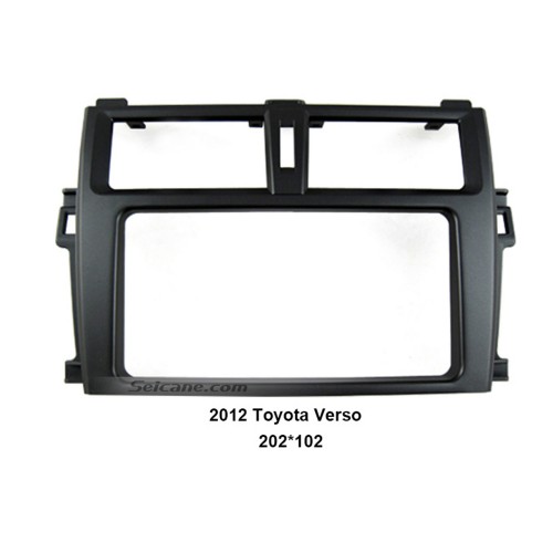 202*102mm Double Din 2012 Toyota Verso Car Radio Fascia Autostereo Panel kit Audio frame Dash CD 