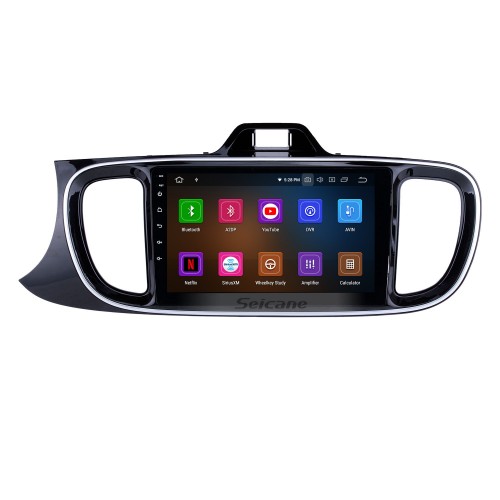 9 inch touchscreen 2017 KIA PEGAS LHD Android 11.0 Car Radio GPS Navigation Head unit Bluetooth  music USB support OBD Carplay Backup Camera 1080P DVD Player 4G Wifi