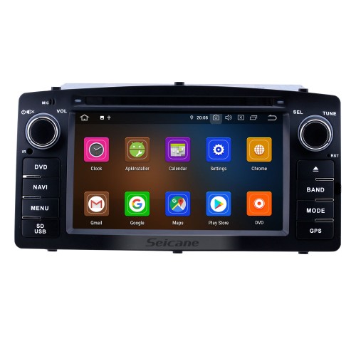 2003-2012 Toyota Corolla E120 BYD F3 6.2 inch Android 11.0 GPS Navigation Radio with HD Touchscreen Carplay Bluetooth support OBD2